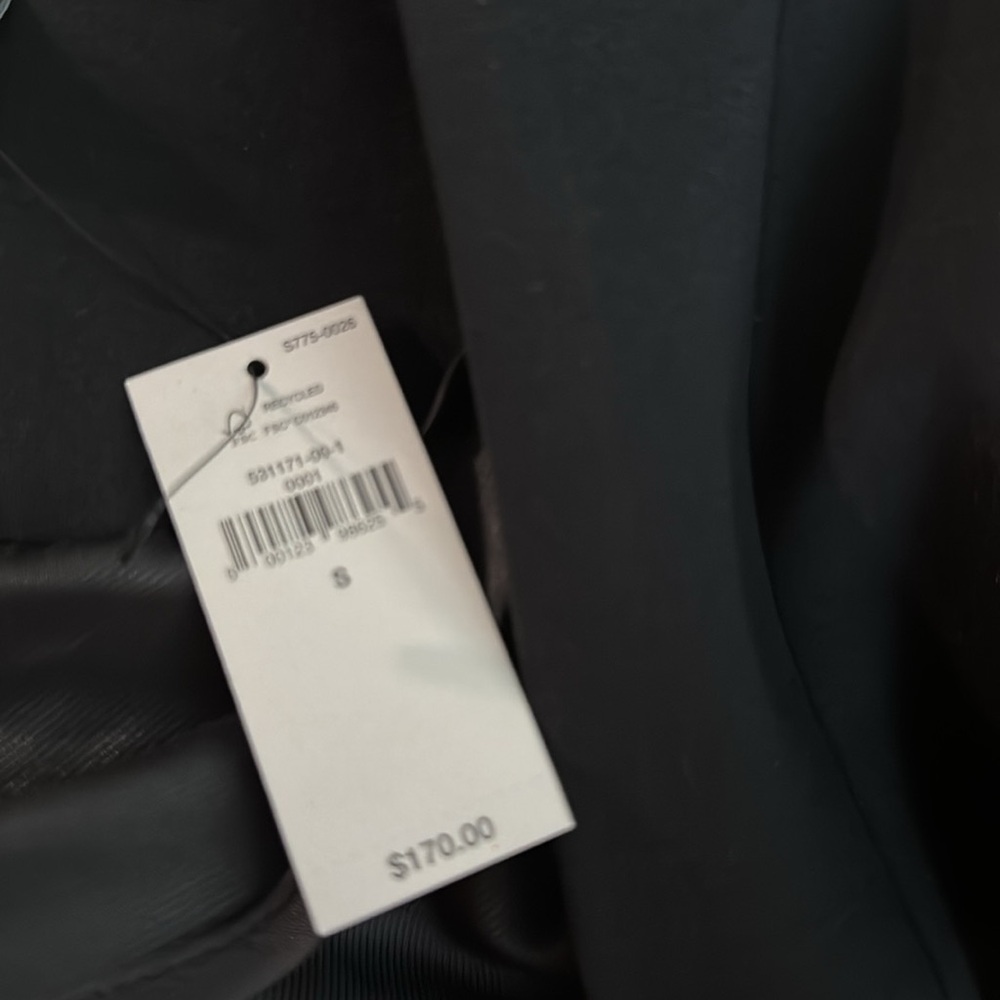 NWT! Banana Republic Black Ponte Collarless Blazer 531171 📊 - Picture 13 of 16